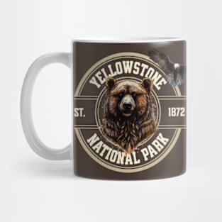 Bear Yellowstone National Park Eagle Mug